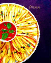 سیب زمینی سرخ کرده رستورانی