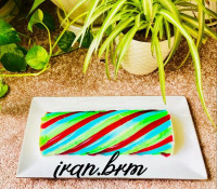 کرم شیر وانیلی با روکش ژله