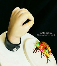 مجسمه خوراکی با فوندانت