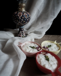 شیر برنج با خامه