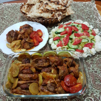 بادمجان حصیری بادمجان شکم پر