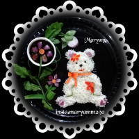 تزیین قرمه سبزی و برنج