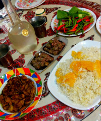 واویشگاه گوشت وقارچ جنگلی