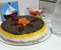 کوکو سبزی قالبی در فر