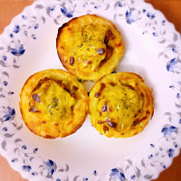 مافین سیب زمینی و گوشت