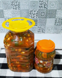 ترشی بندری با پودر انبه