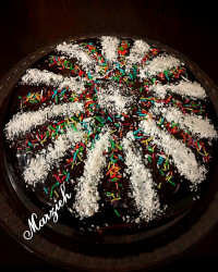 کیک ساده بارویه گاناش❤