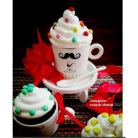 کیک فنجانی بدون فر