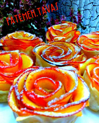 مراحل ودستور پخت رزت سیب ??