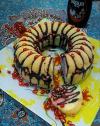 کیک رنگین کمون (چهار رنگ)