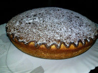 کیک موز شکلاتی