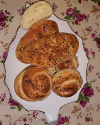 نان خانگی ساده