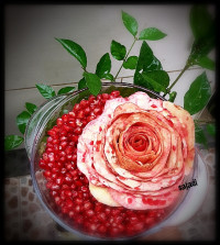 گل اناری پاییزه (با پوست انار)