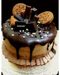 کیک عریان شکلاتی