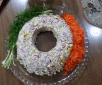 سالاد سیب زمینی و شوید