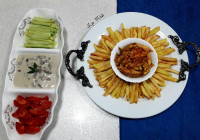 خوراک مرغ و قارچ ایتالیایی