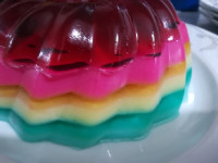 ژله چند رنگ (: