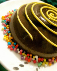 پودینگ ژله شکلاتی