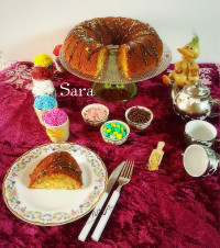 کیک وانیلی ساده