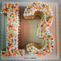 کیک عدد سیزده،کیک شیفون