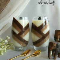 ژله شکلاتی راه راه