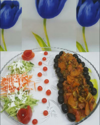 خوراک سبزیجات مدیترانه ای