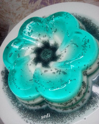 ژله تخم شربتی و ژله بستنی