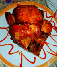 مرغ بریون شده