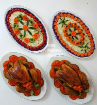 مرغ بریان خانگی