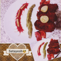 کباب لقمه ایی باسس گوجه