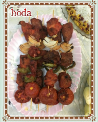 جوجه کباب سیخ چوبی تو فر