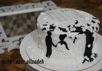 کیک عشقولانه