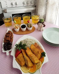 شوید پلو با ماهی سالمون?