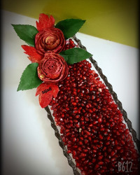 گل آرایی انار (ایده یلدا)