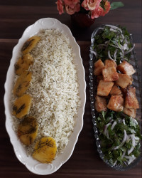 سبزی پلو با ماااااهی...