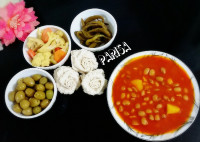 خوراک لوبیا چیتی گیاهی