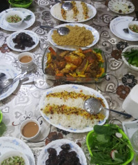 اینم نهار امروز برای مهمونام