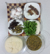 پلوکته وخورشت ترشی تره