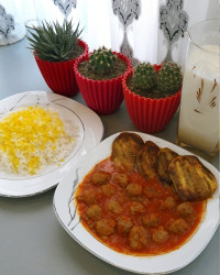 خورشت گوجه بادمجان