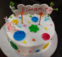 کیک ۸ماهگیه پسرگلم