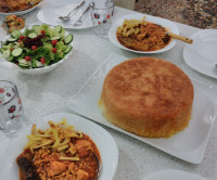 خورشت قیمه بادمجون با مرغ