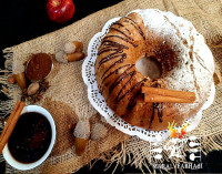 کیک مغزدار سیب