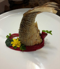 ماهی سفید شکم پر