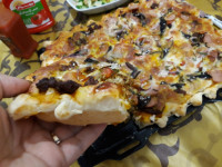 پیتزا باخمیر جادویی عالی شد