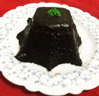 کیک شکلاتی تلخ یک نفره