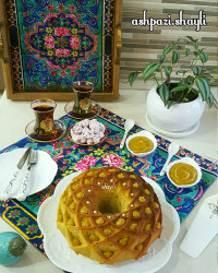 کیک کدو حلوایی