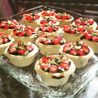 تارت شکلات انار