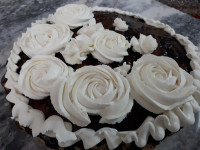 کیک پنیر خامه ای