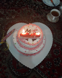 کیک تولد خودم پز