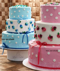 کیک دخترونه و پسرونه